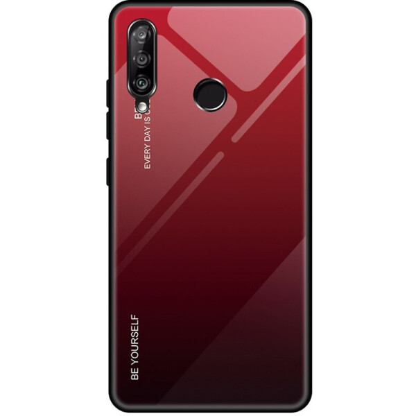 

Чехол-накладка TOTO Glass Case Gradient для Huawei P Smart+ 2019 Red
