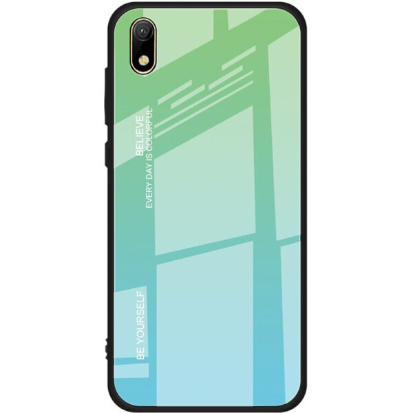 

Чехол-накладка TOTO Glass Case Gradient для Huawei Y5 2019 Turquoise