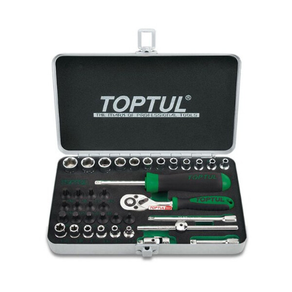 

Профессиональный Набор Инструмента Toptul 1/4" 38Ед. Gcad3801
