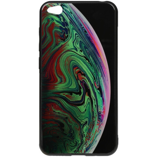 

Чехол-накладка TOTO Print Glass Space Case для Xiaomi Redmi Go Green