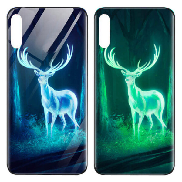 

TPU+Glass чехол светящийся в темноте для Samsung Galaxy A50 (A505F) / A50s / A30s (Олень) (717544)