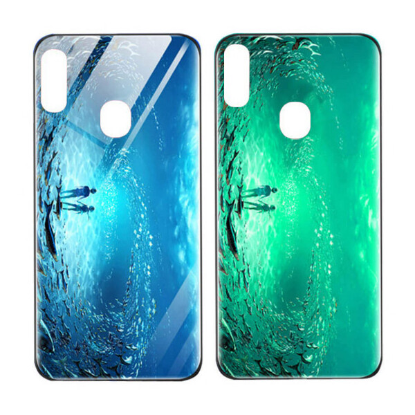 

TPU+Glass чехол светящийся в темноте для Samsung Galaxy A20 / A30 (Под водой) (717540)