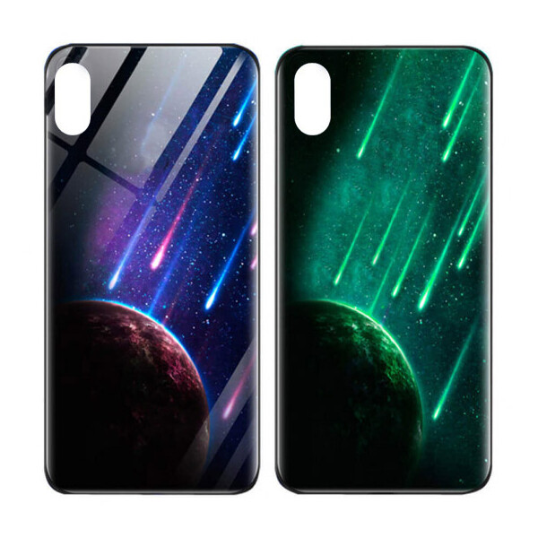 

TPU+Glass чехол светящийся в темноте для Xiaomi Redmi 7A (Метеорит) (717528)