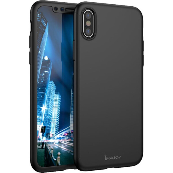 

Чехол-накладка Ipaky 360 PC Full Protection case iPhone X Black