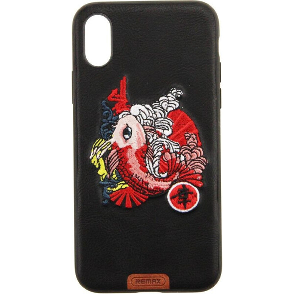 

Чехол-накладка Remax Stitch Series Case Apple iPhone X Koi Fish