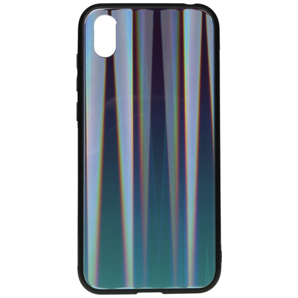 

Чехол-накладка TOTO Aurora Print Glass Case для Huawei Y5 2019 Blue