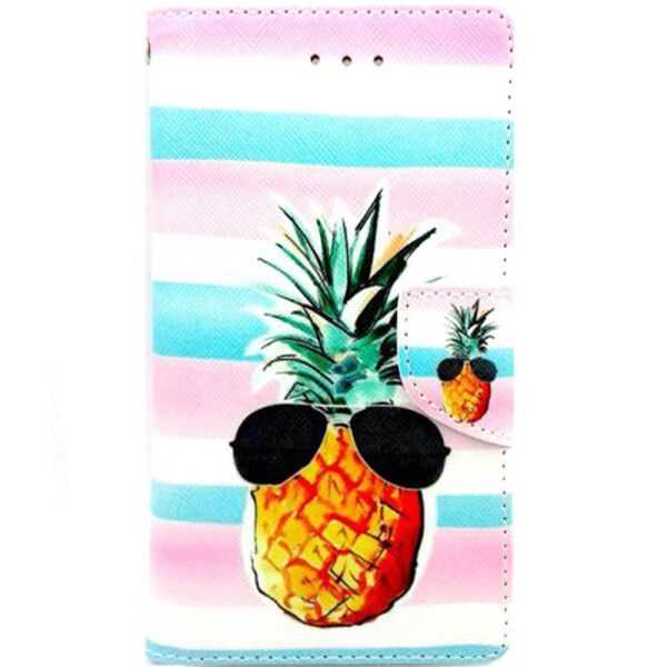 

Универсальный чехол-книжка 4you Art Print для смартфонов 4.0-4.4 (Pineapple) (717308)
