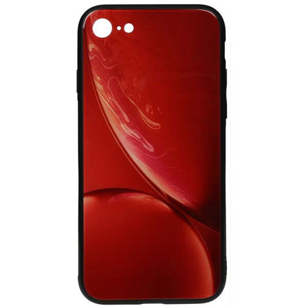 

Чехол-накладка TOTO Print Glass Space Case для Apple iPhone 7/8 Red