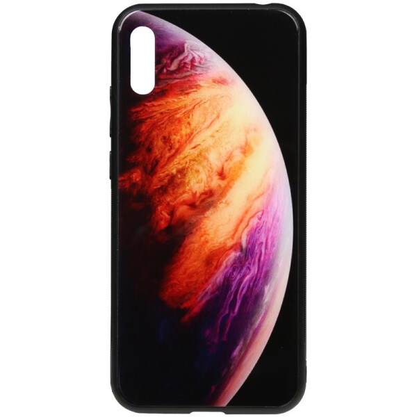 

Чехол-накладка TOTO Print Glass Space Case для Huawei Y6 2019 Lilac