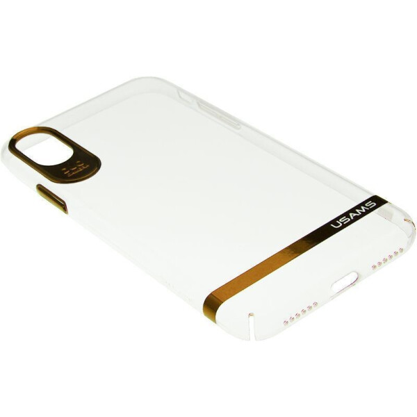 

Чехол-накладка Usams Q-plating Series Apple iPhone X Light Gold