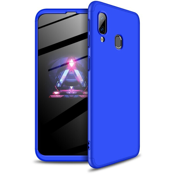 

Чехол-накладка GKK 3 in 1 Hard PC Case Samsung Galaxy A40 Blue
