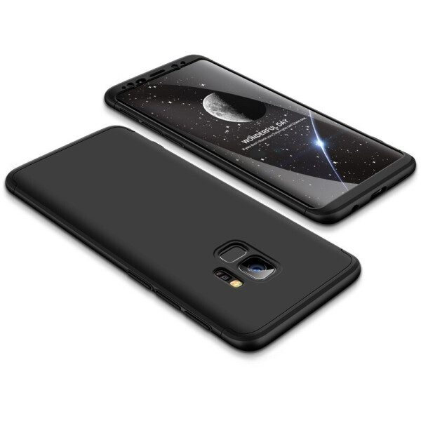 

Чехол-накладка GKK 3 in 1 Hard PC Case Samsung Galaxy S9 Black
