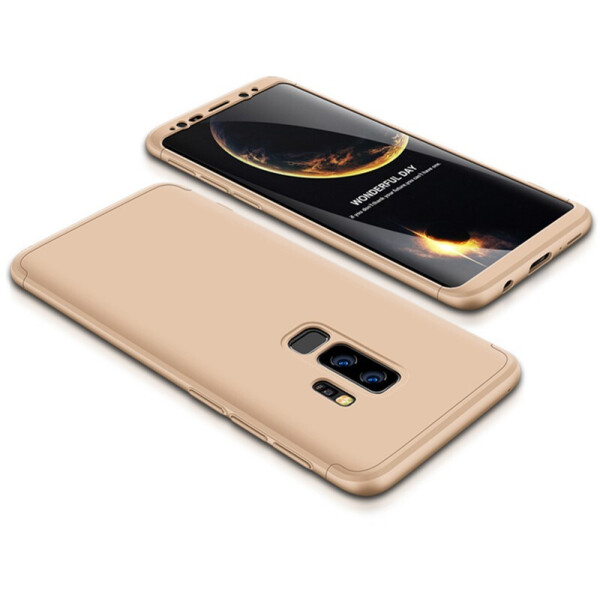 

Чехол-накладка GKK 3 in 1 Hard PC Case Samsung Galaxy S9+ Gold