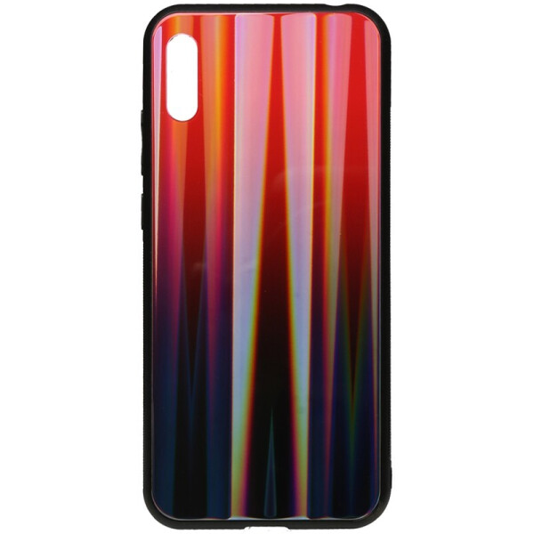 

Чехол-накладка TOTO Aurora Print Glass Case для Huawei Y6 2019 Red