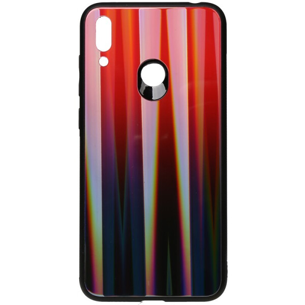 

Чехол-накладка TOTO Aurora Print Glass Case для Huawei Y7 2019 Red