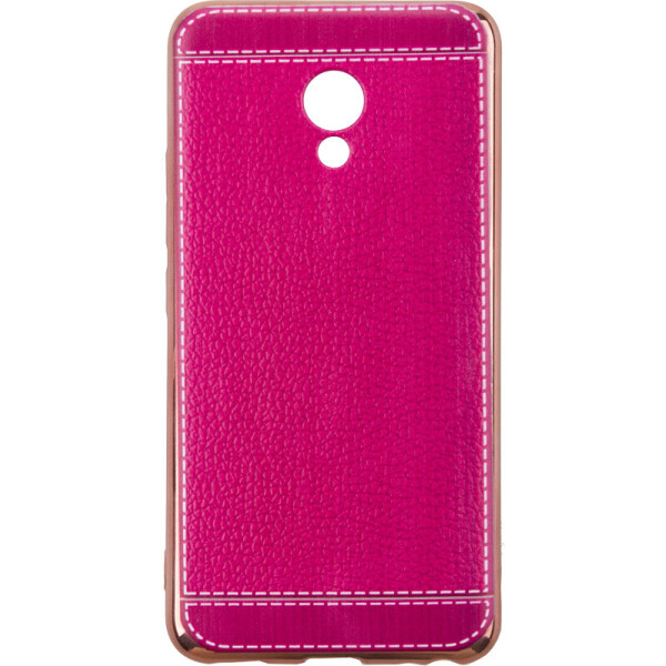 

Чехол-накладка TOTO TPU case Leather Surface Meizu M5 Rose Red