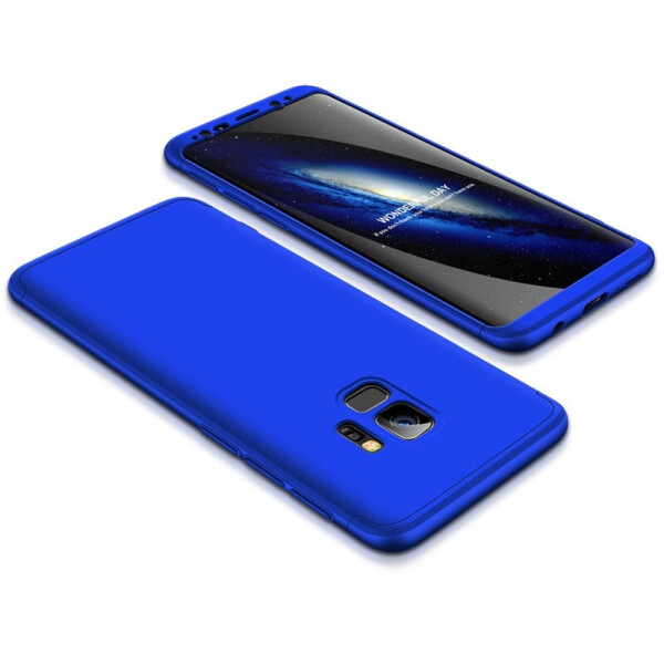 

Чехол-накладка GKK 3 in 1 Hard PC Case Samsung Galaxy S9 Blue
