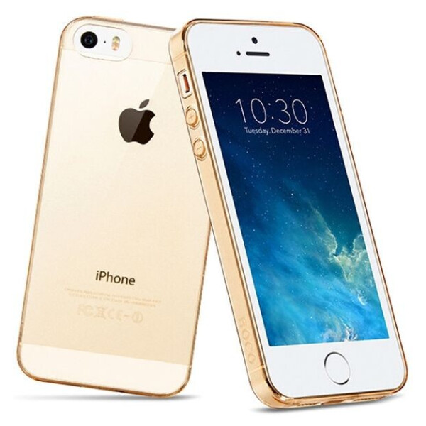 

Чехол-накладка HOCO TPU case Light series iPhone 5/5s/SE Gold