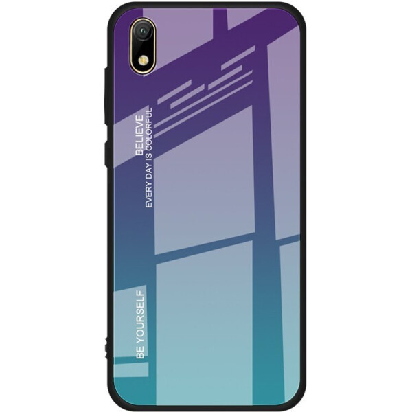 

Чехол-накладка TOTO Glass Case Gradient для Huawei Y5 2019 Purple