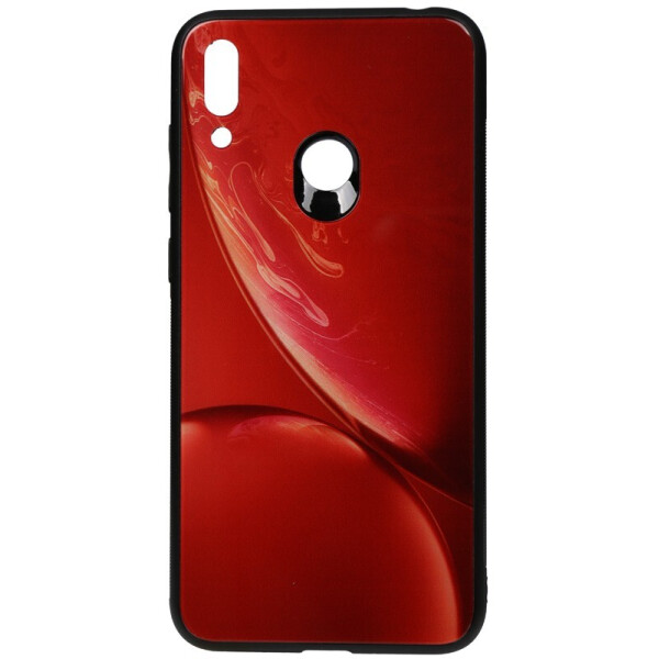 

Чехол-накладка TOTO Print Glass Space Case для Huawei Y7 2019 Red