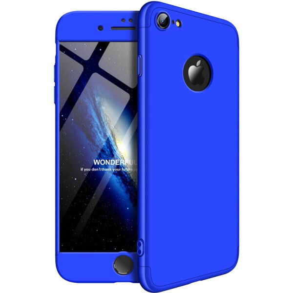 

Чехол-накладка GKK 3 in 1 Hard PC Case Apple iPhone 7/8 Blue