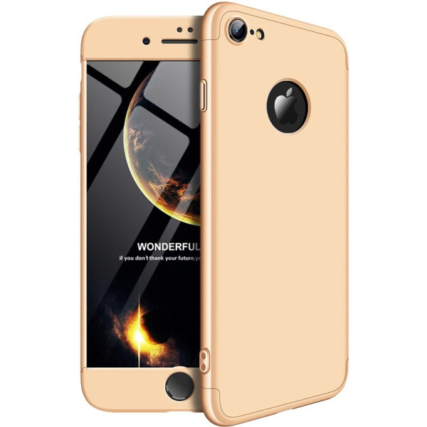 

Чехол-накладка GKK 3 in 1 Hard PC Case Apple iPhone 7/8 Gold