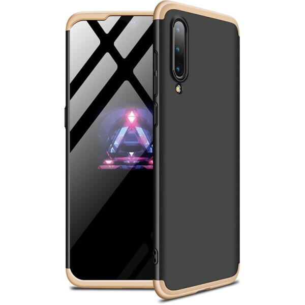 

Чехол-накладка GKK 3 in 1 Hard PC Case Xiaomi Mi9 Gold/Black