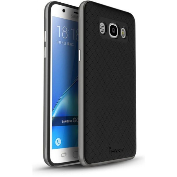 

Чехол-накладка Ipaky TPU plusPC Samsung J7 Prime G610 Black/Grey