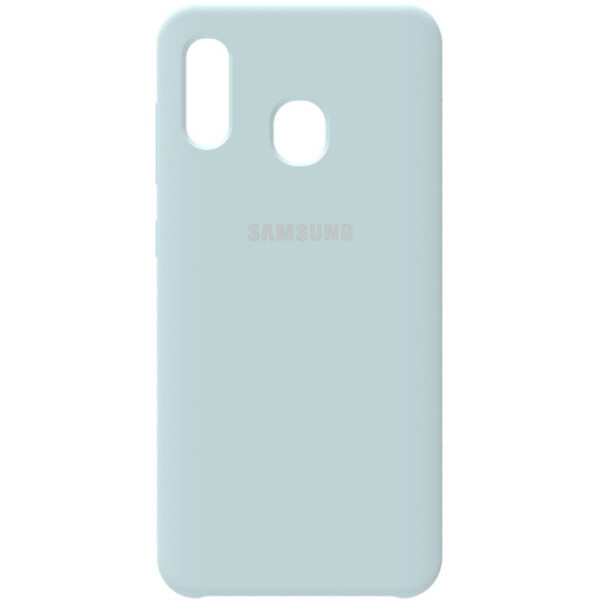 

Чехол-накладка Samsung Silicone Case Galaxy A20/A30 Sky Blue