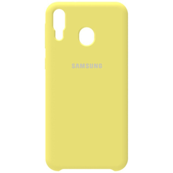 

Чехол-накладка Samsung Silicone Case Galaxy M20 Lemon Yellow