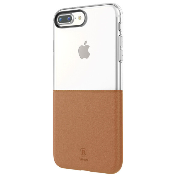 

Чехол-накладка Baseus Half to Half Case iPhone 7 Plus Brown