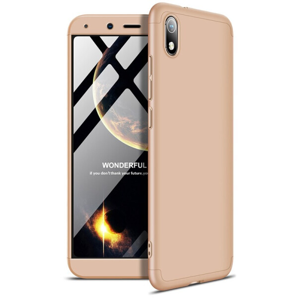

Чехол-накладка GKK 3 in 1 Hard PC Case Xiaomi Redmi 7A Gold