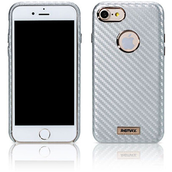 

Чехол-накладка Remax Carbon Series Case for iPhone 7 Silver