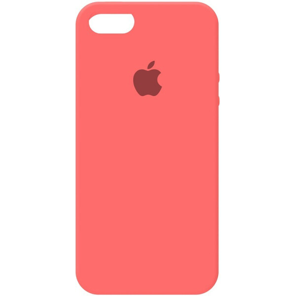 

Чехол-накладка Silicone Case для iPhone 5/5s/SE Light Red