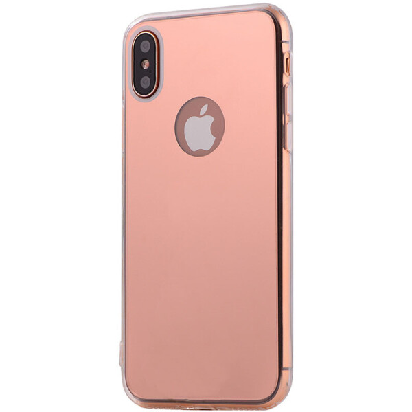 

Чехол-накладка TOTO TPU Mirror soft case iPhone X Rose Gold