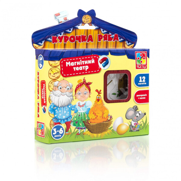 

Игра Настольная Магнитный Театр Vt3206 (";курочка Ряба"; Vt3206-27 (Укр))