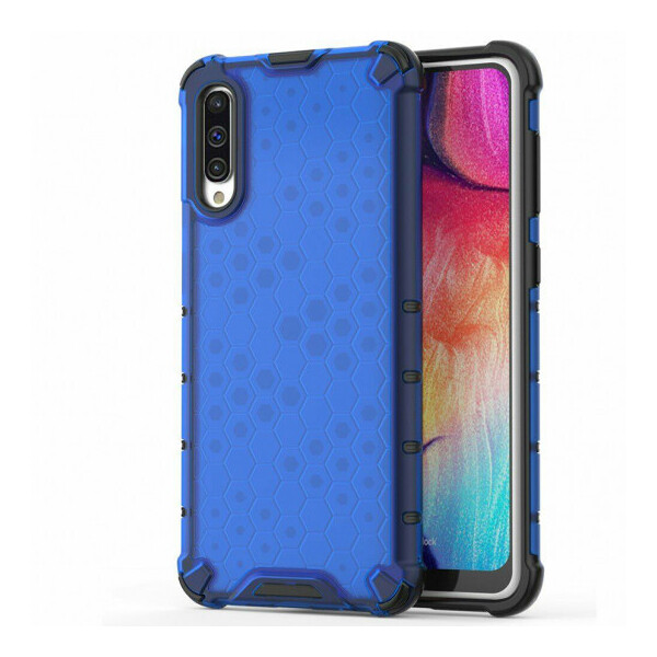 

Ударопрочный чехол Transformer Honeycomb для Samsung Galaxy A50 (A505F) / A50s / A30s (Синий) (746798)