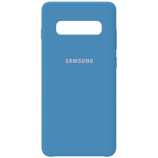 

Чехол-накладка Samsung Silicone Case Galaxy S10+ Navy Blue