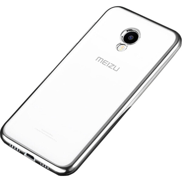 

Чехол-накладка TOTO TPU case Electroplated Meizu M5 Silver
