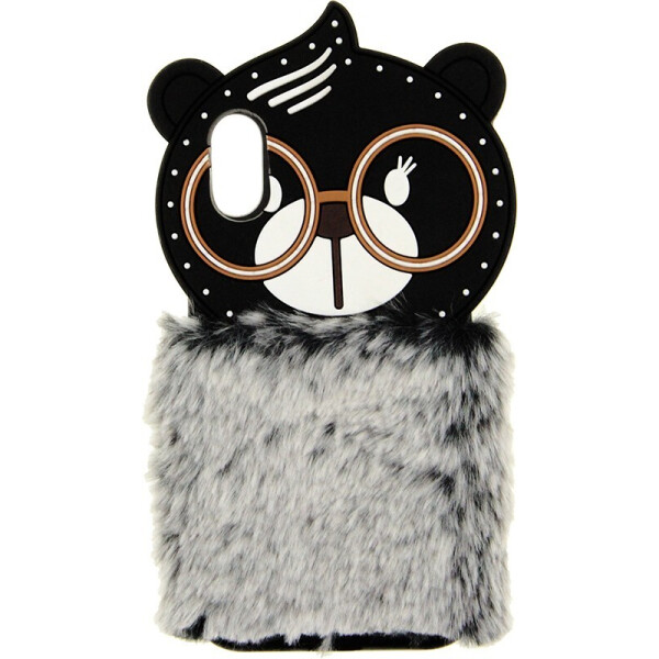 

Чехол-накладка TOTO TPU Fluffy Case для iPhone X Bear Gray