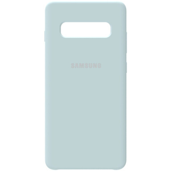 

Чехол-накладка Samsung Silicone Case Galaxy S10+ Sky Blue