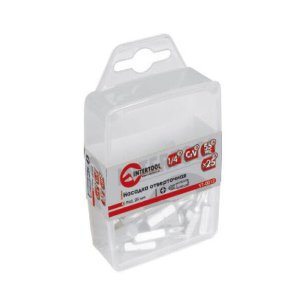 

Комплект Отверточных Насадок 5Мм 1/4"*25Мм Уп. 25Шт. Intertool Vt-0033