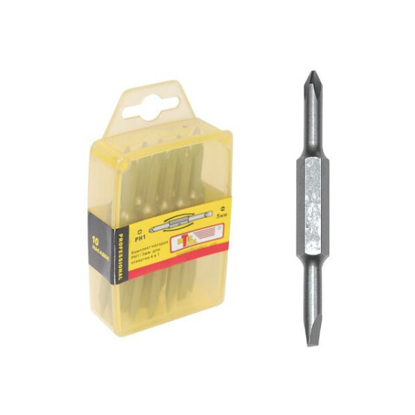 

Комплект Отверточных Насадок Ph1/sl5Мм 4 В 1 (10 Шт./упак.) Intertool Vt-0061