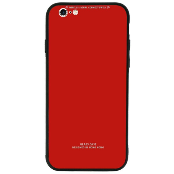 

Чехол-накладка TOTO Pure Glass Case для Apple iPhone 6/6S Red