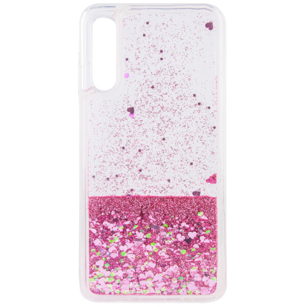 

TPU чехол Liquid hearts для Samsung Galaxy A50 (A505F) / A50s / A30s (Розовый) (713513)