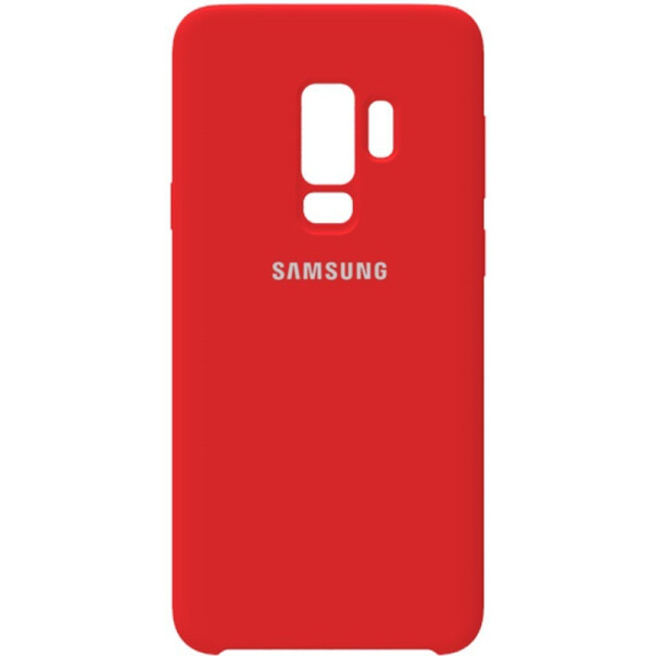 

Чехол-накладка Samsung Silicone Case Galaxy S9+ Rose Red