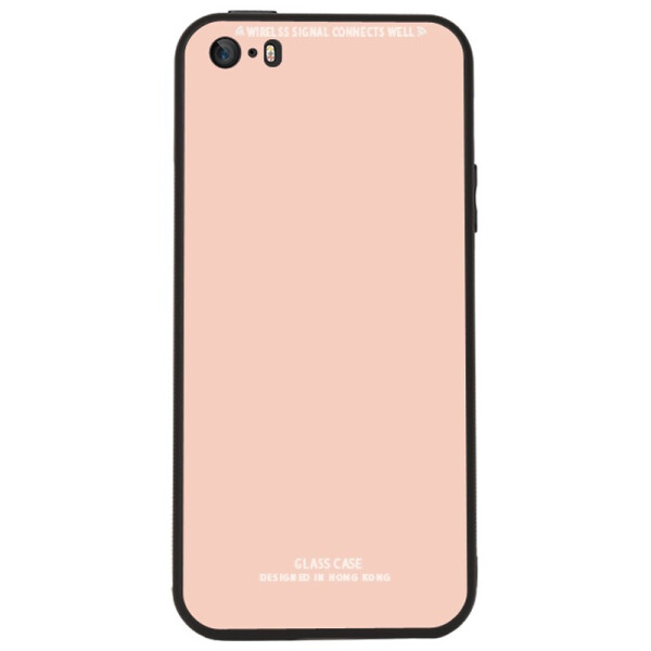 

Чехол-накладка TOTO Pure Glass Case для Apple iPhone SE Pink