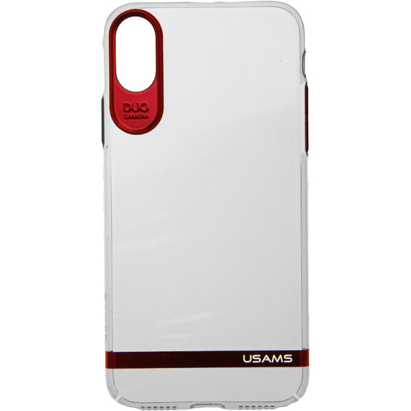 

Чехол-накладка Usams Q-plating Series Apple iPhone X Red