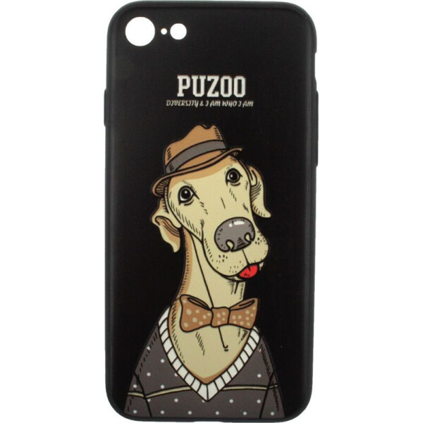 

Чехол-накладка PUZOO Artdog Phone iPhone 7/8 Black Bean