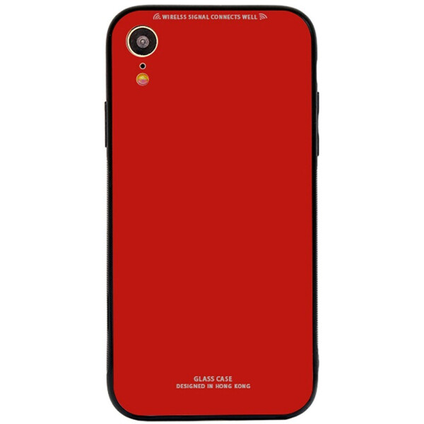 

Чехол-накладка TOTO Pure Glass Case для Apple iPhone XR Red